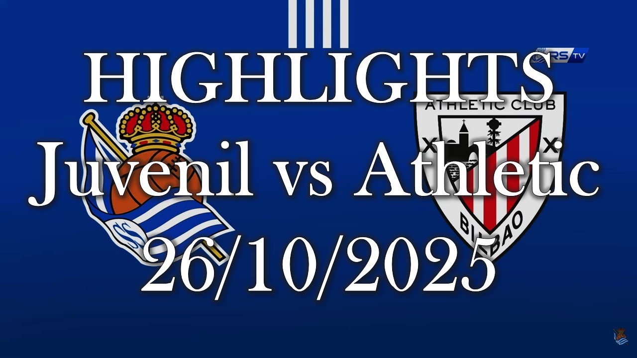 HIGHLIGHTS | Real Sociedad Juvenil - Athletic Club sub19 | División de Honor Juvenil J6 (26/10/2025)