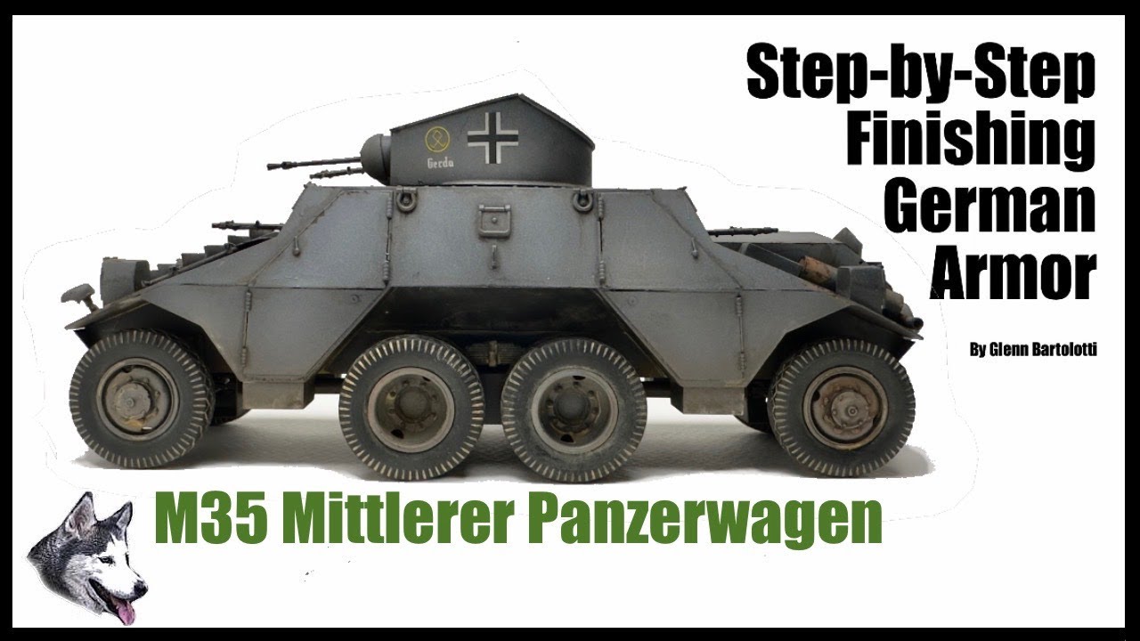 Build, paint and weather a M35 Mittlerer Panzerwagen in 1/35 scale.