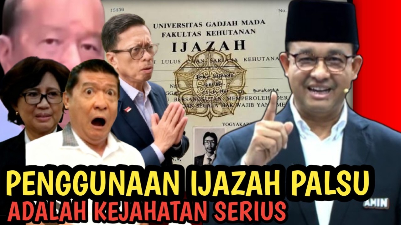 Penggunaan Ijazah Palsu Adalah Kejahatan Serius