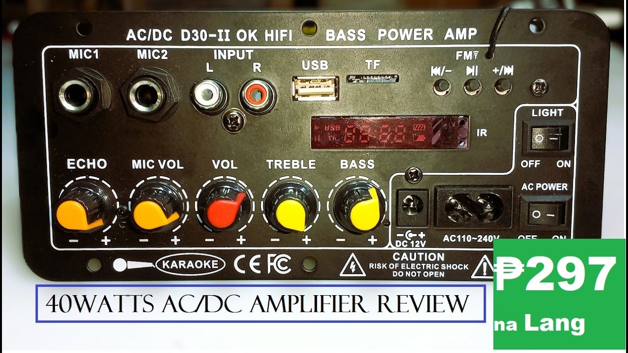 D30-II board Bluetooth Audio Amplifier Review Unboxing