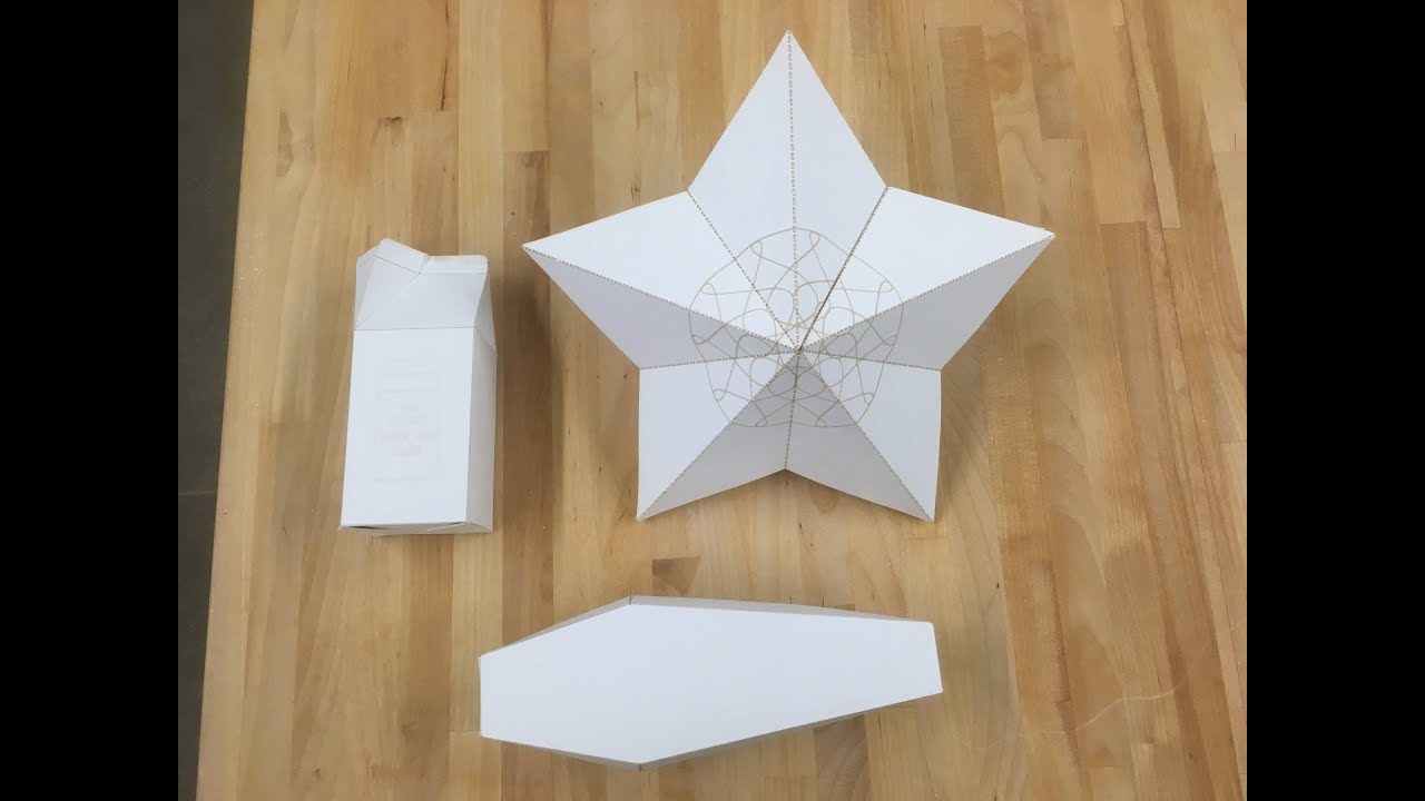 Laser cut Origami