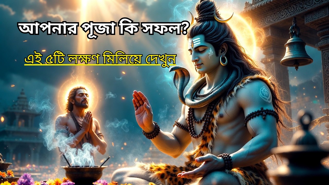 আপনার পূজা মহাদেব গ্রহণ করেছেন কি না বুঝবেন কীভাবে? | Signs Your Puja is Accepted by Mahadev