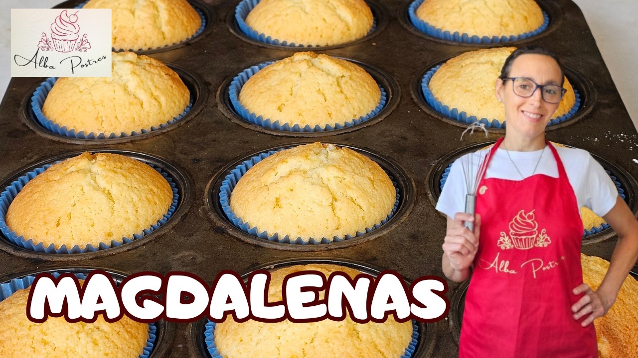 MUFFINS O MAGDALENAS DE VAINILLA, no podr&aacute;s parar de probarlas!