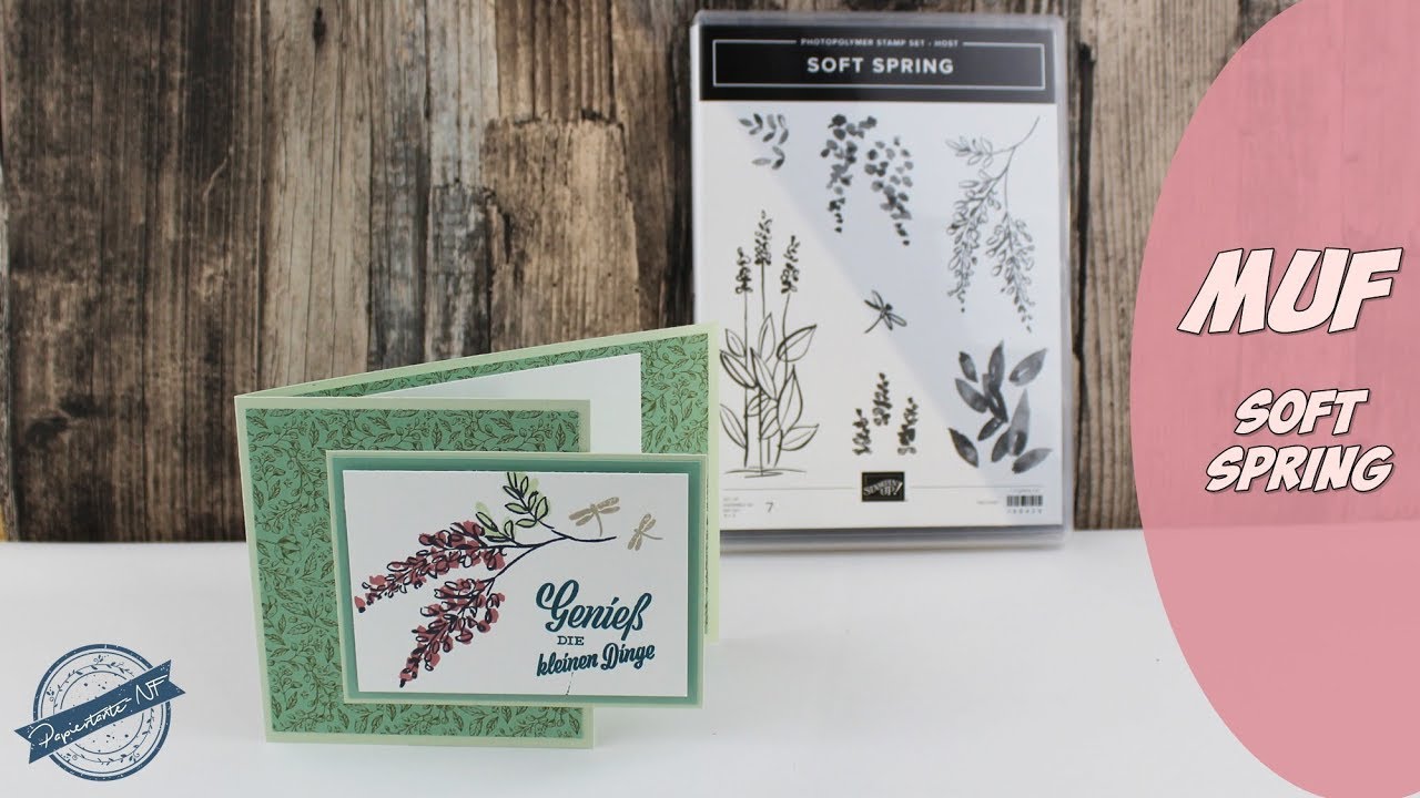Anleitung #344: MUF 10.4: Soft Spring / Fun Fold Karte mit Geldfach