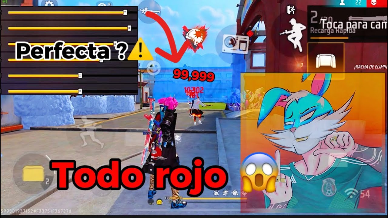 “PROBE “ LA SENSIBILIDAD 99,999 HEADSHOTS 😱👺 DE CHAKALON FF ☠️ Y ASI PEGA EN CELULAR 🍷