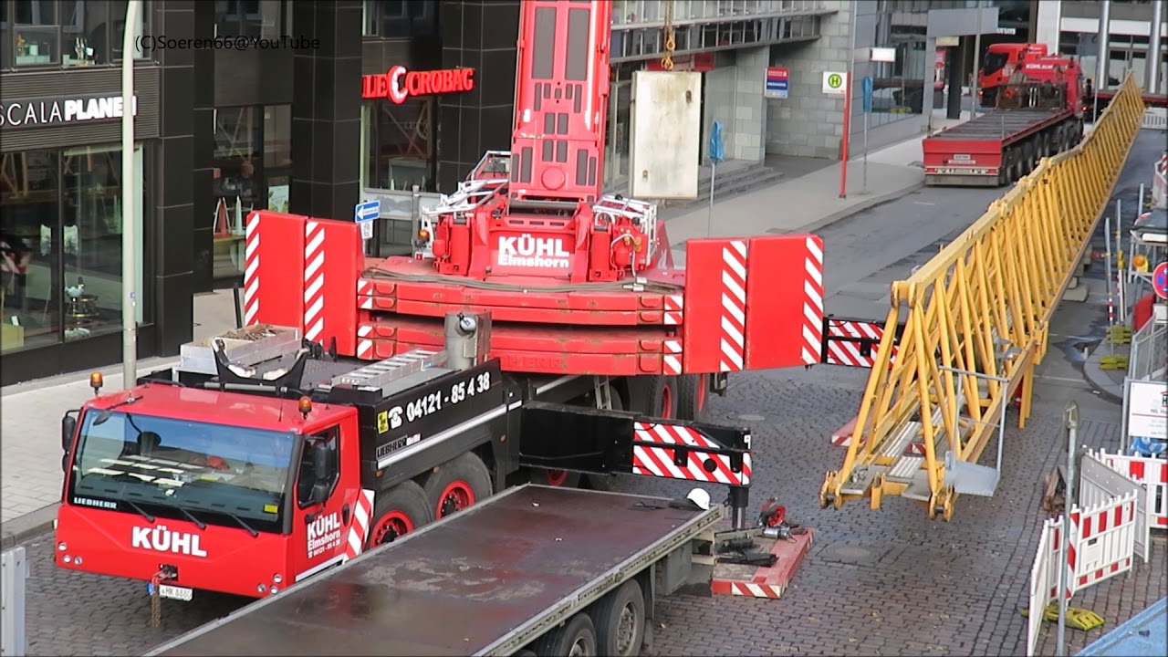 Soeren66 - Mobilkran LIEBHERR LTM 1300-6.2 beim Abbau eines EC-B