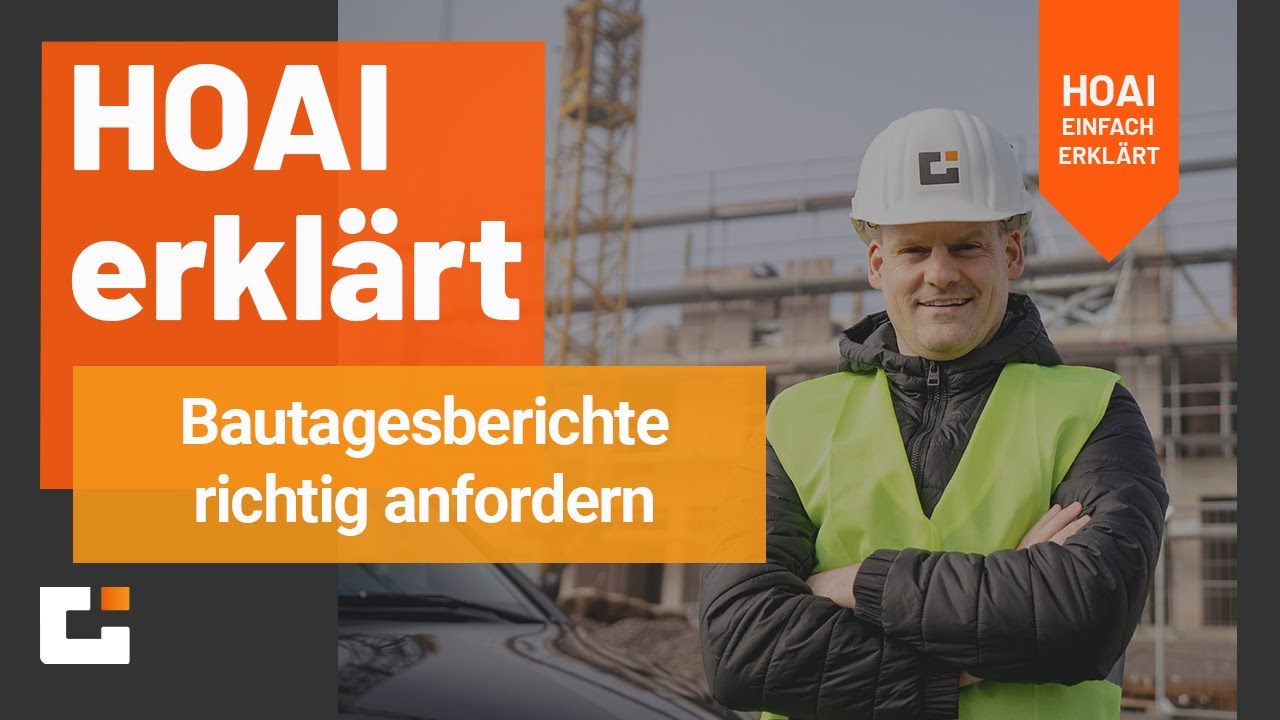 HOAI erkl&auml;rt: Wie f&uuml;hre ich Bautageb&uuml;cher?