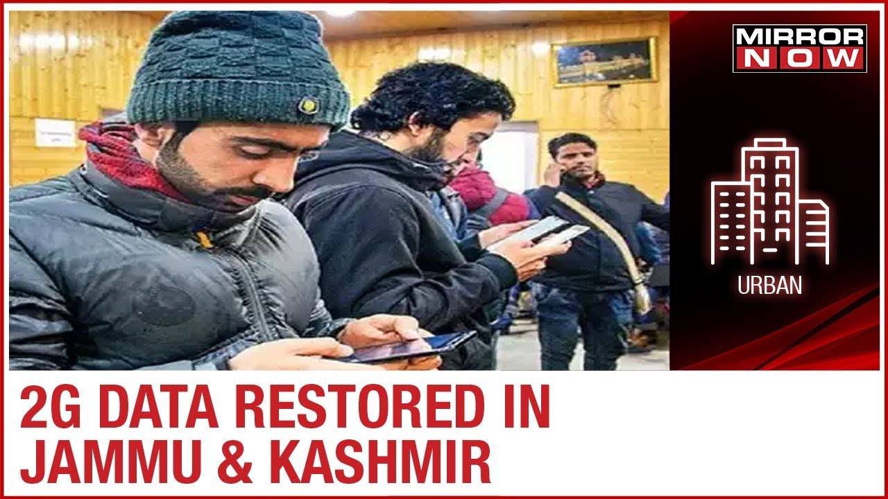 2g mobile data services restored in Jammu & Kashmir
