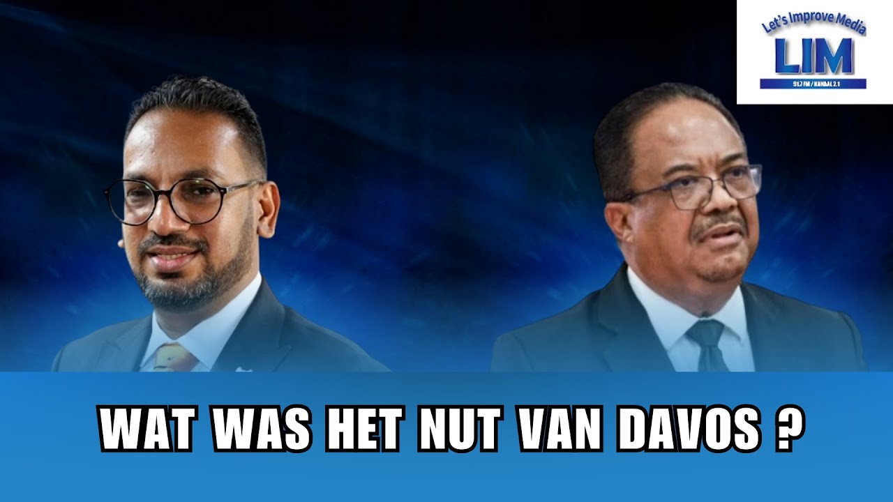 BT VRIJDAG 30 JAN 2026 || WAT WAS HET NUT VAN DAVOS