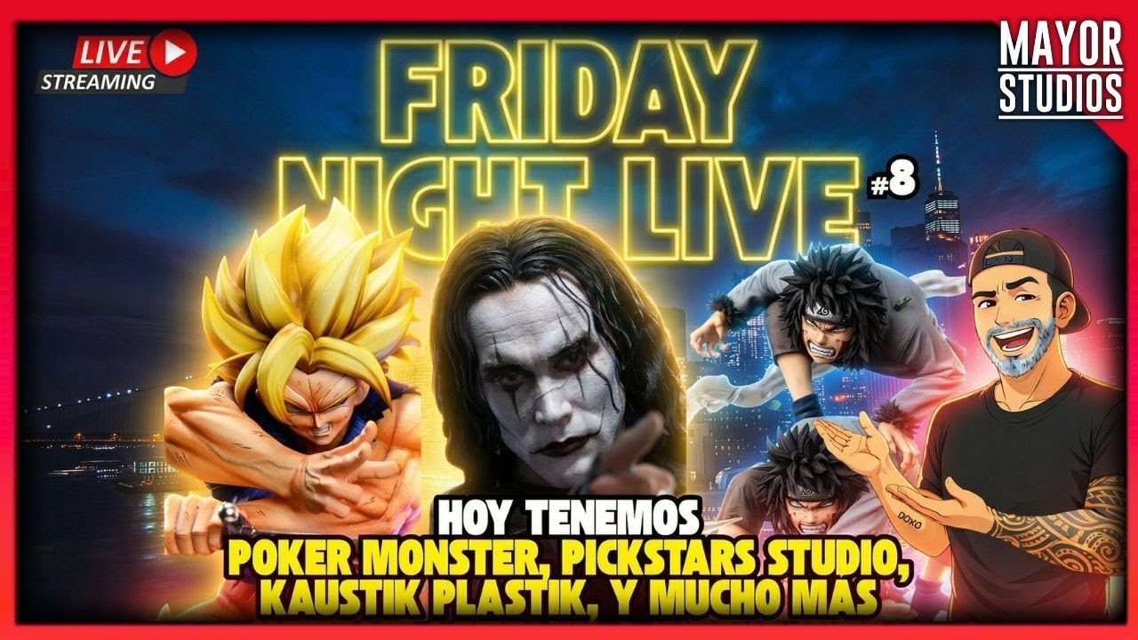 🔴 DIRECTO ⭐️ Friday Night Live #8! Poker Monster, Pickstars Studio, Kaustik Plastik, y mucho más