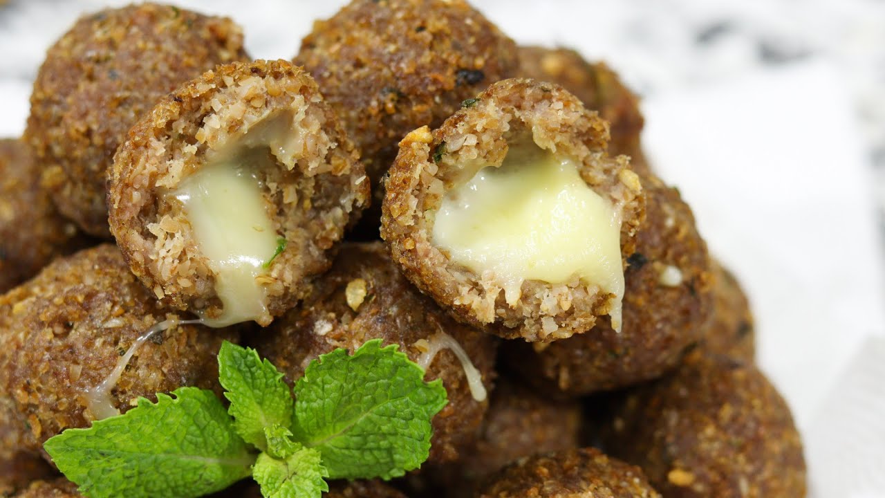 ESSA RECEITA FICOU IRRESISTÍVEL - VOCÊ PRECISA FAZER NA SUA CASA - QUIBE RECHEADO COM QUEIJO