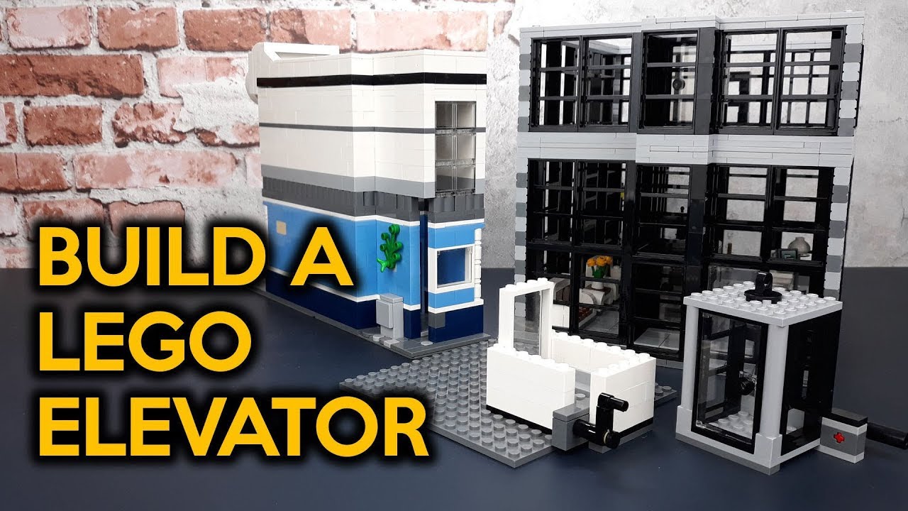 Как построить простой лифт LEGO для модульного здания