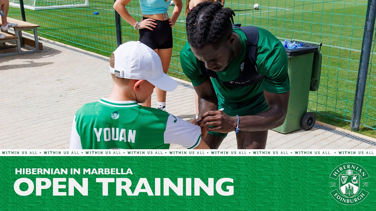 Hibs Open Training Session In Marbella | Hibernian FC | Pre-Season 2023/24
