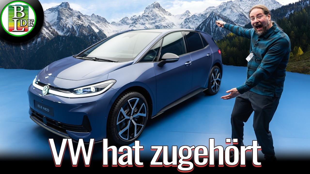 Neuer VW ID.3 Neo ⚡ Alle &Auml;nderungen erkl&auml;rt &ndash; Software, Innenraum & Features