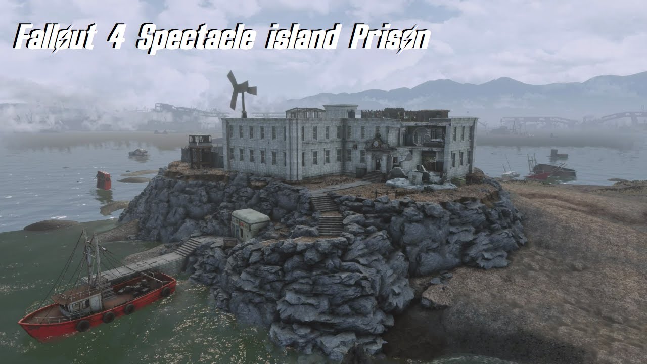 Fallout 4 Spectacle island Prison Settlement