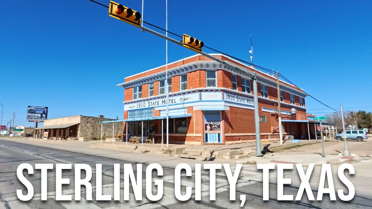 Sterling City, Texas! Drive with me through a Texas town!