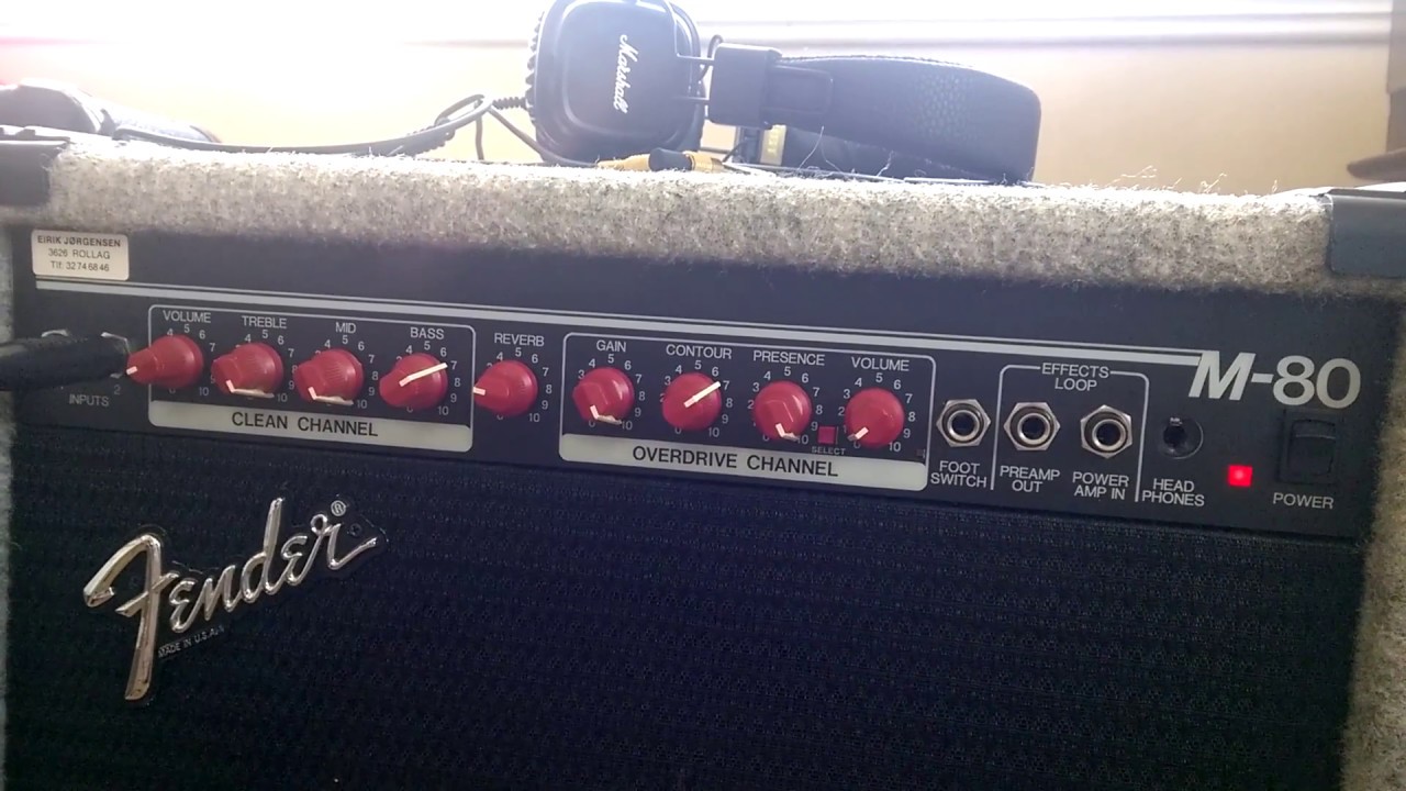 Fender M80 Clean