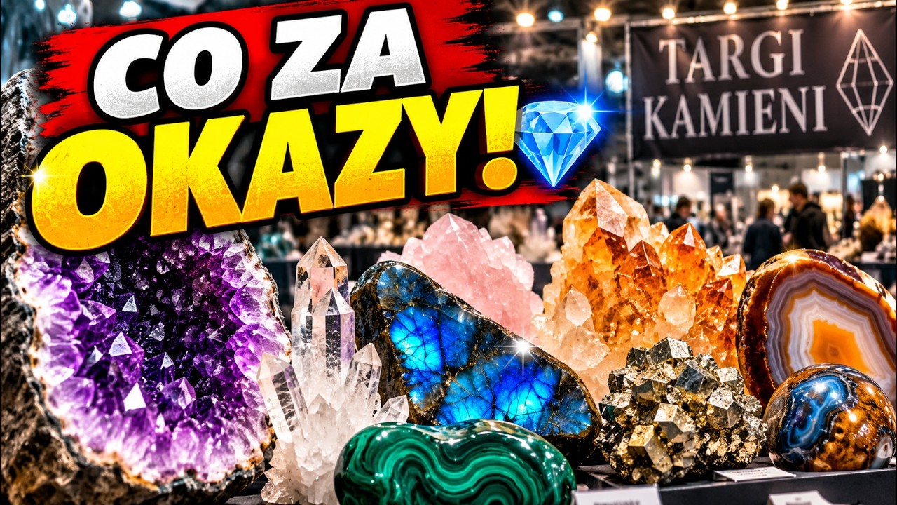 Warsaw Mineral Expo - najpiękniejsze kamienie i minerały 💎