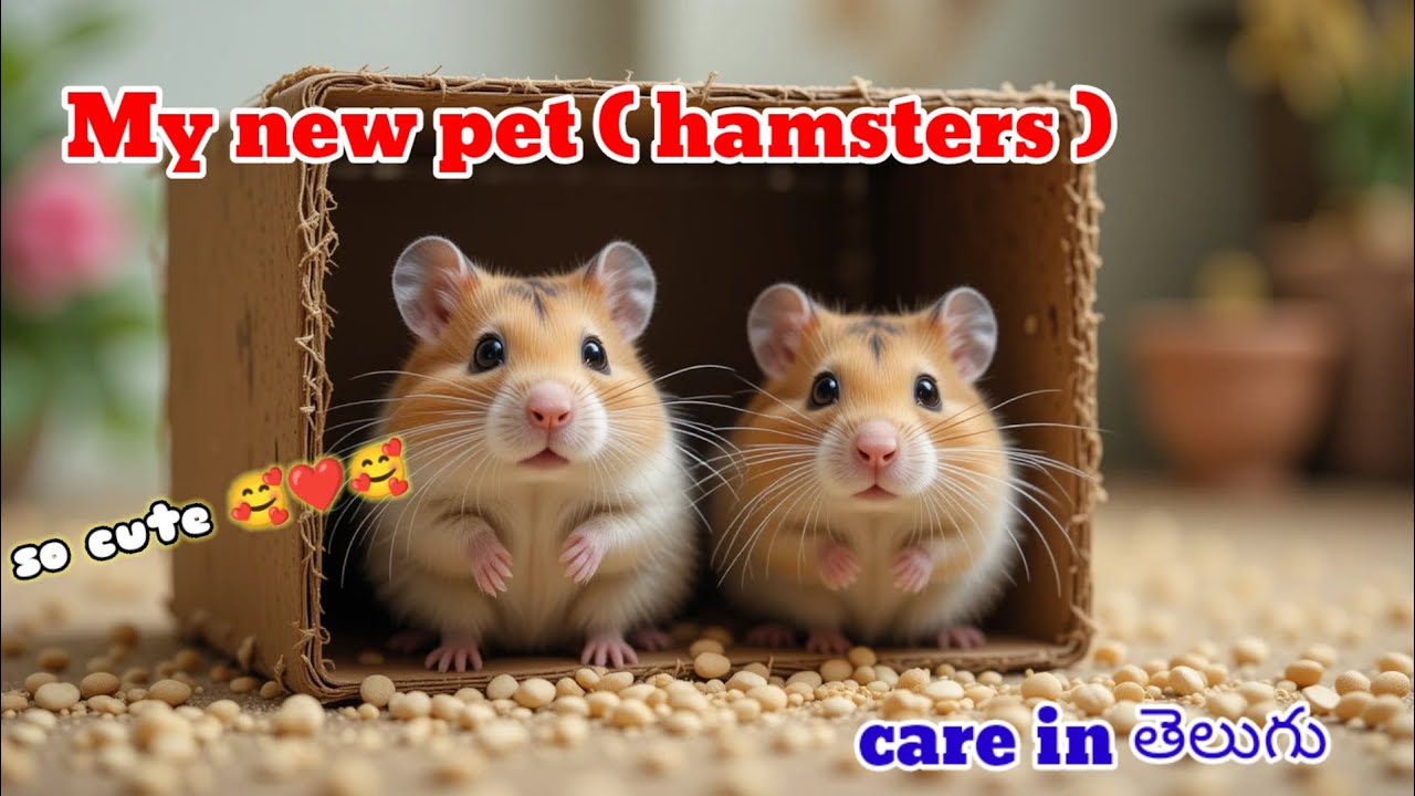 My new pets hamsters ( syrian hamsters ) 🐹 #hamsters #unboxingvideo