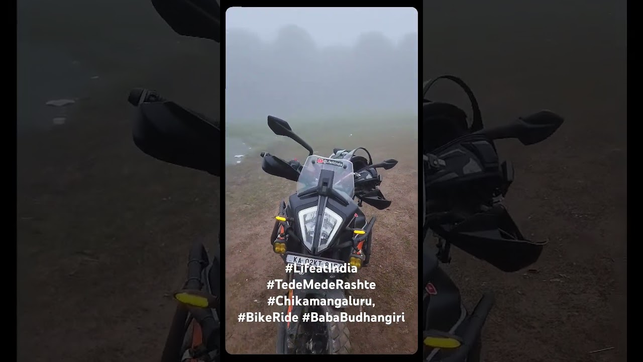 #LifeatIndia #TedeMedeRashte #Chikamangaluru, #BikeRide #BabaBudhangiri #shortvideo #shorts #travel
