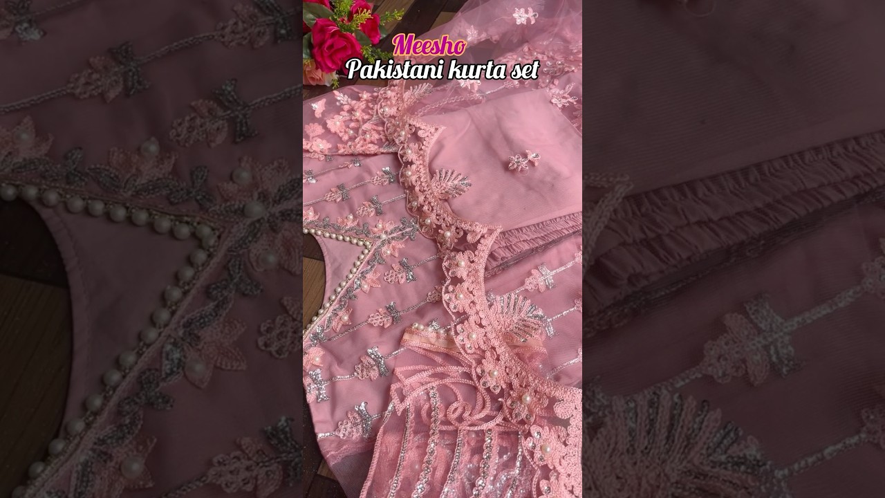 Meesho Pakistani kurta set 
