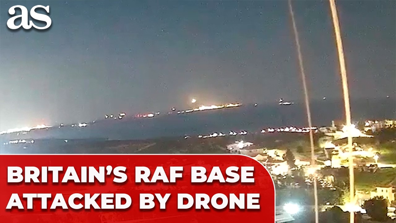 Britain’s RAF Base in Cyprus ATTACKED BY DRONE — Webcam footage SHOWS FLASHES
