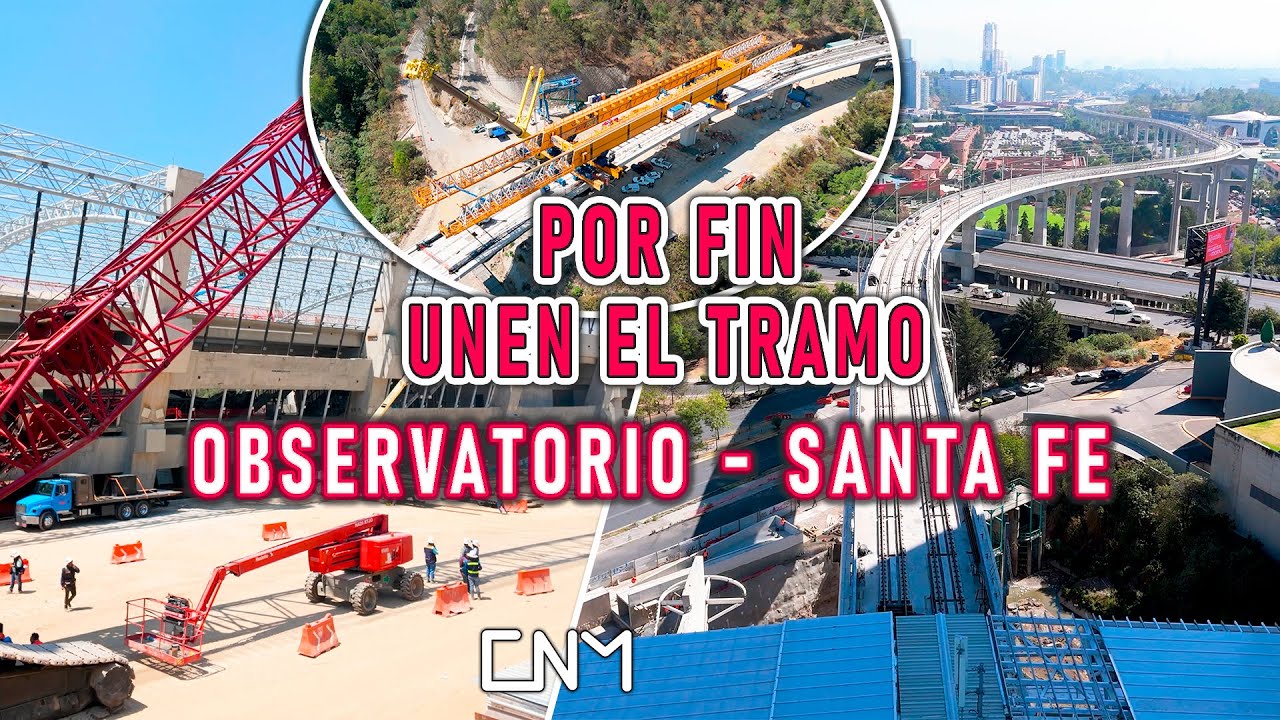 Con 8 millones de pasajeros en el Tren El Insurgente, terminan viaducto Presa Tacubaya-Observatorio