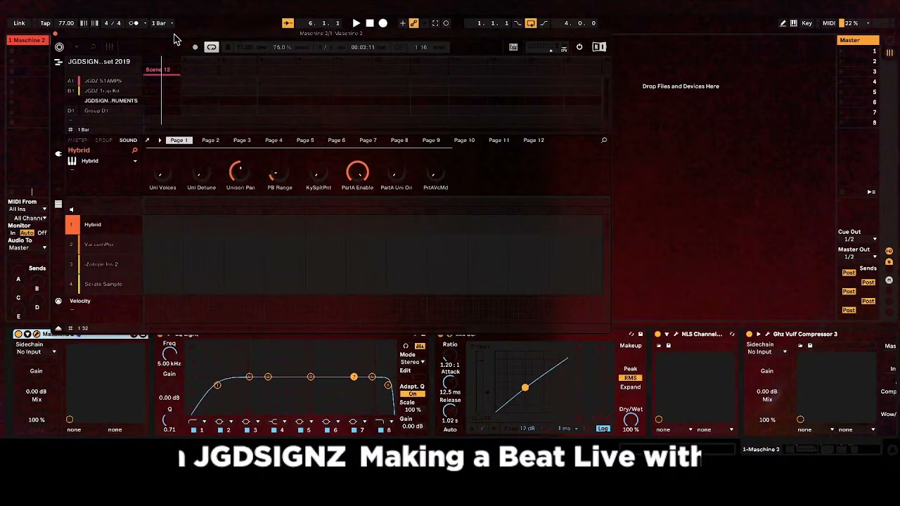 Making a Beat Live with JGDSIGNZ  (Live Session Podcast)