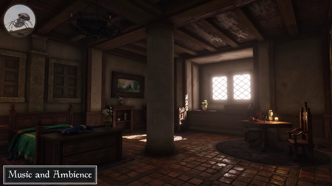 The Elder Scrolls Music & Ambience [4K] | Oblivion Remastered | Three Sisters' Inn Private Room