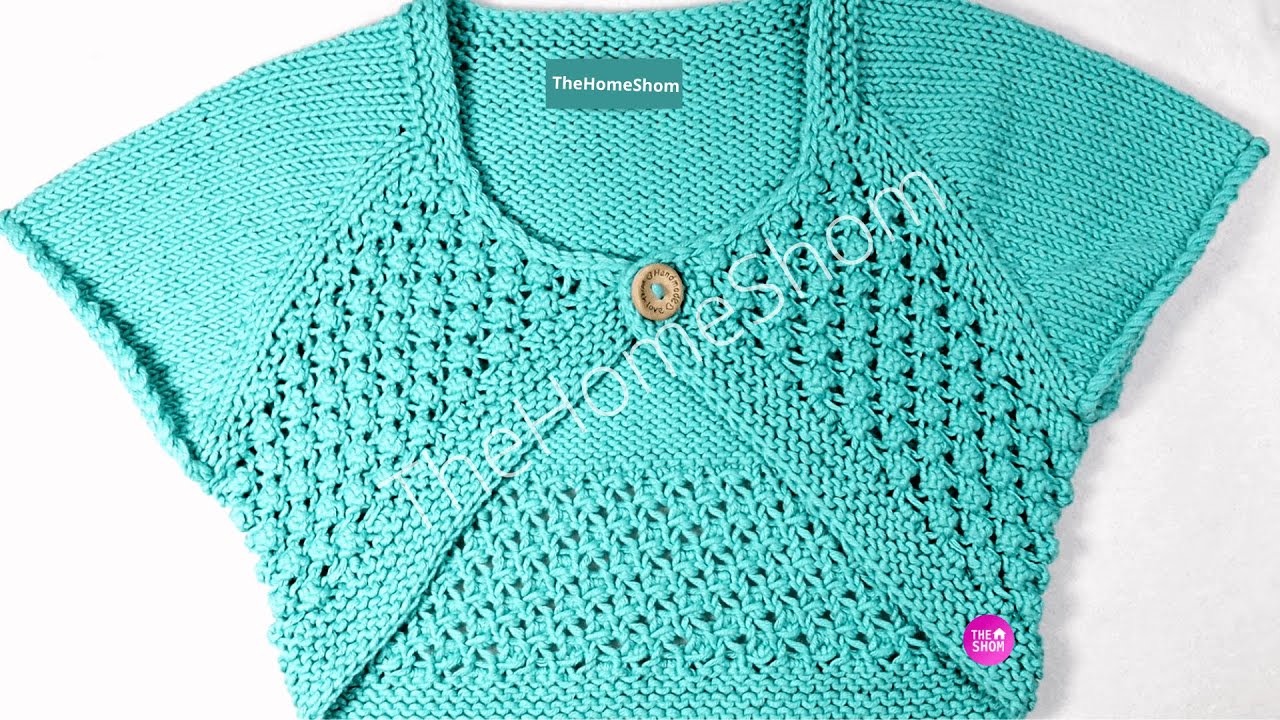 Jacket knitting design/koti/bolero/shrug/cardigan banane ka tarika,2022 ki baby/girls koti bunai