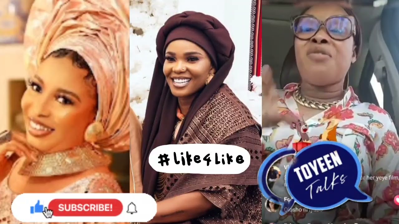 GBAM ALHAJA LIZZY ANJORIN DON LATER PROVE SAY SHE BIG PASS ACTRESS IYABO OJO OO..MAKE UNA COME SEE O