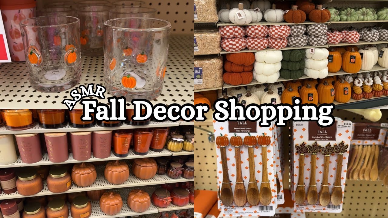 ASMR Fall Shopping at Hobby Lobby 🐿️🍂(Whispered Voiceover)