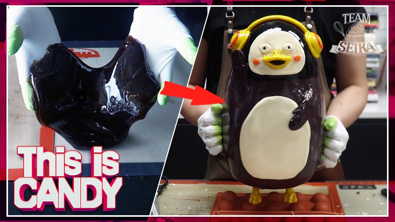 [설탕공예] 조카에게 무시당해서 만든 펭수사탕피규어!!! / How to make Famous Korean Character Pengsoo