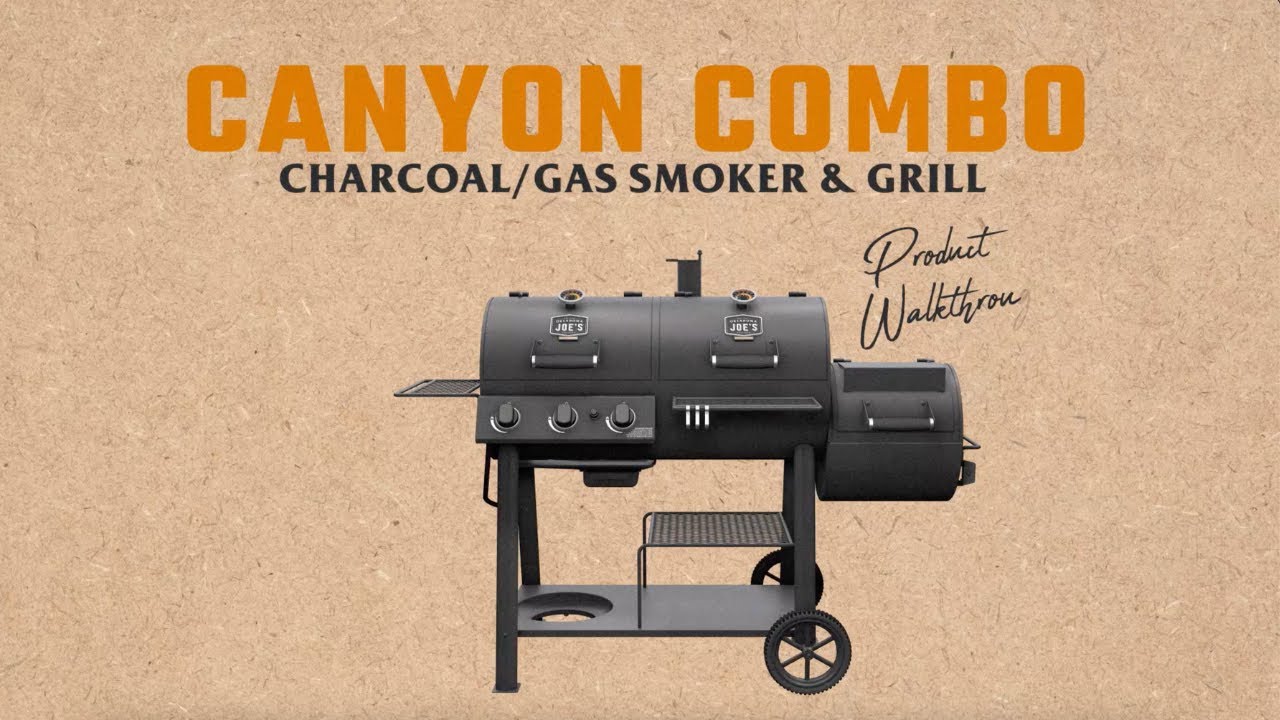 Canyon Combo Charcoal/Gas Smoker & Grill - Product Walkthrough | Oklahoma Joes&reg;