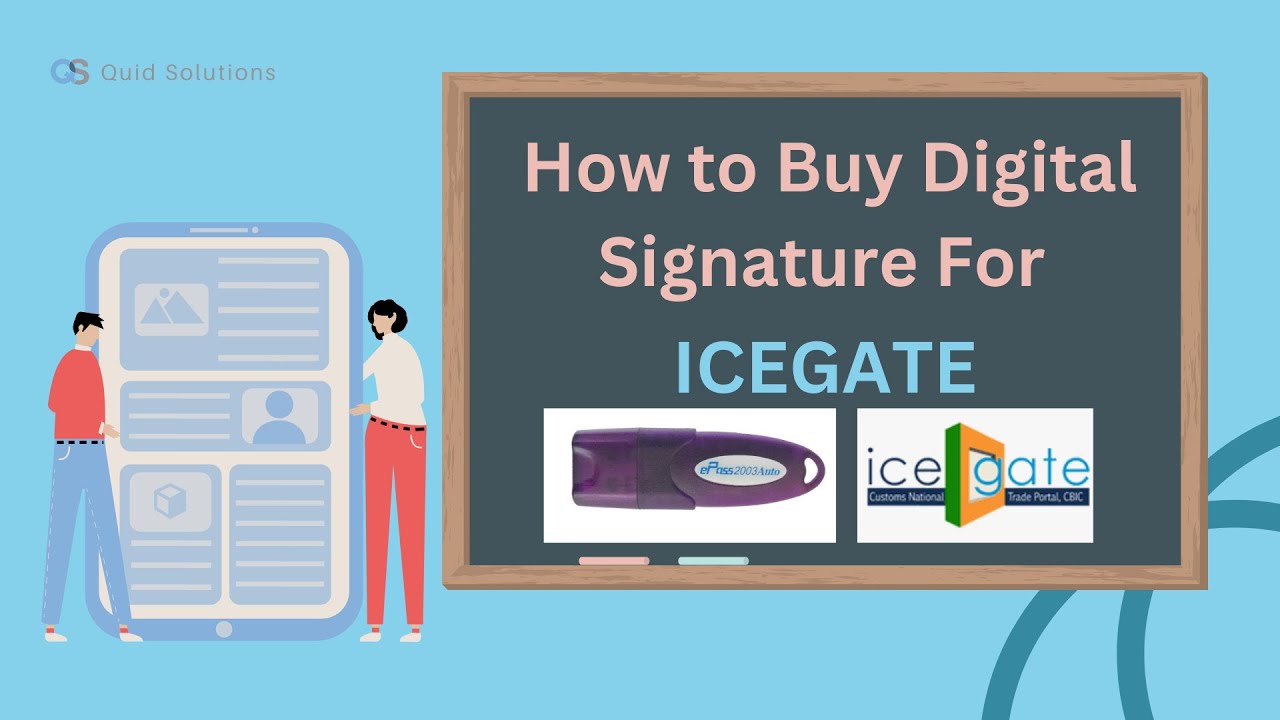 Digital Signature for Icegate and AD Code