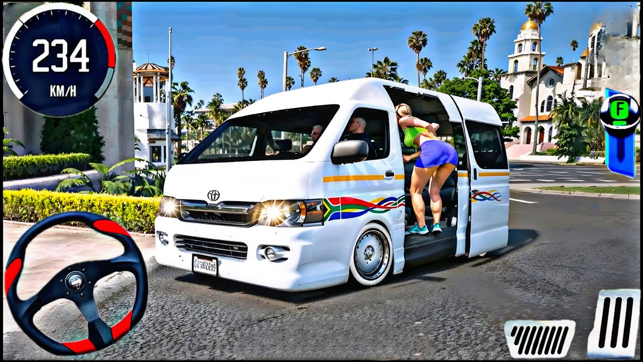 US Van Simulator 2026 _ Realistic Minibus Passenger Driver to Offroad 🥰 Best Van Bus Games