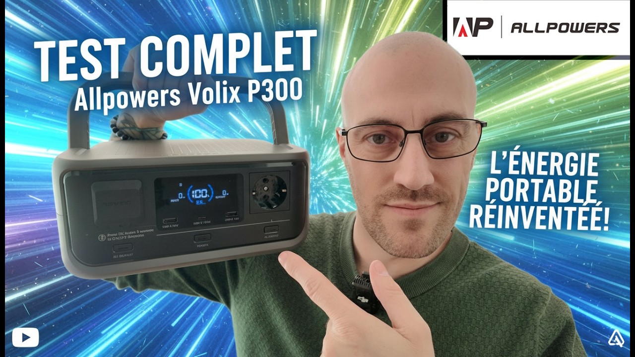 Batterie VOLIX P300 Allpowers : compacte et polyvalente