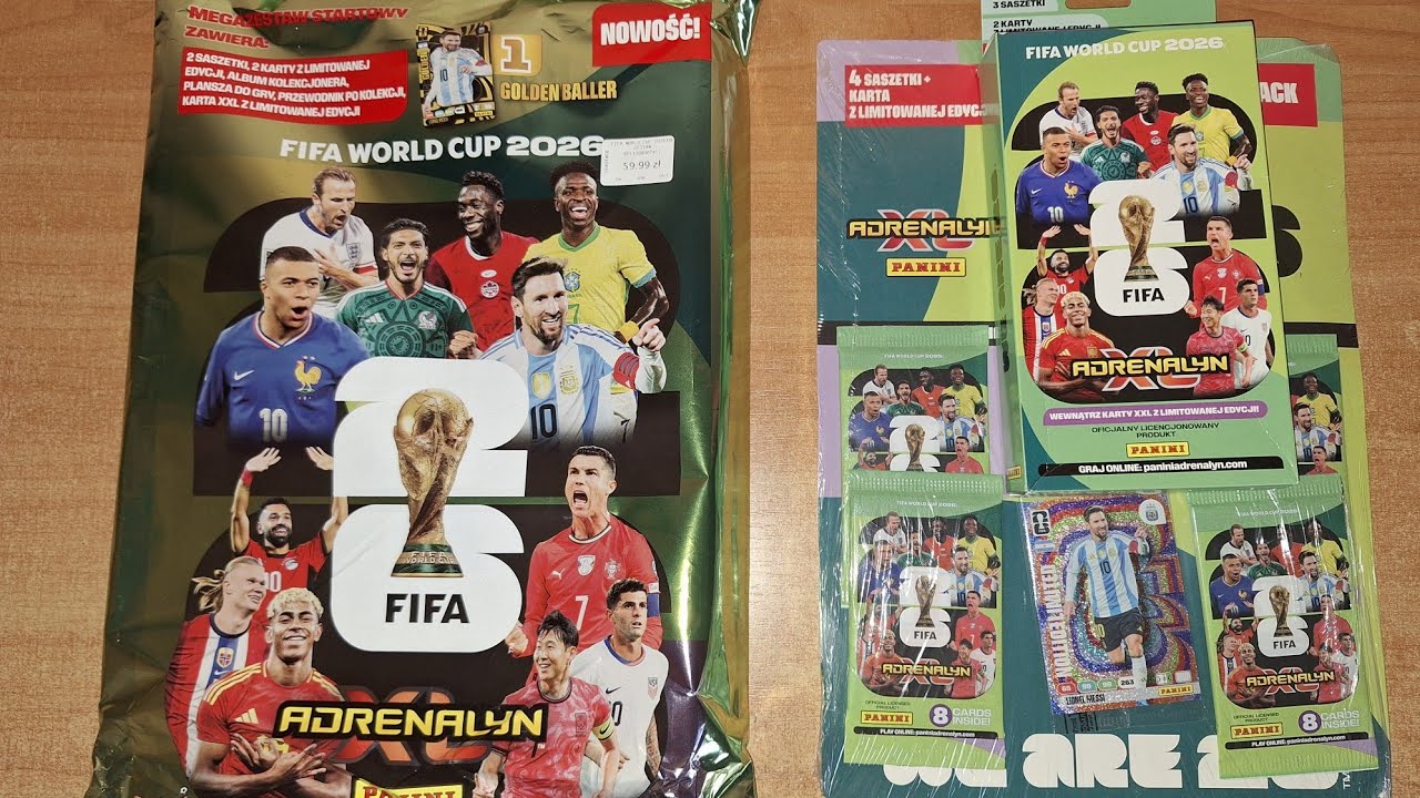 Премьера футбольного набора Panini FIFA Чемпионат мира по футболу 2026 #1 состоится сегодня в Пол...