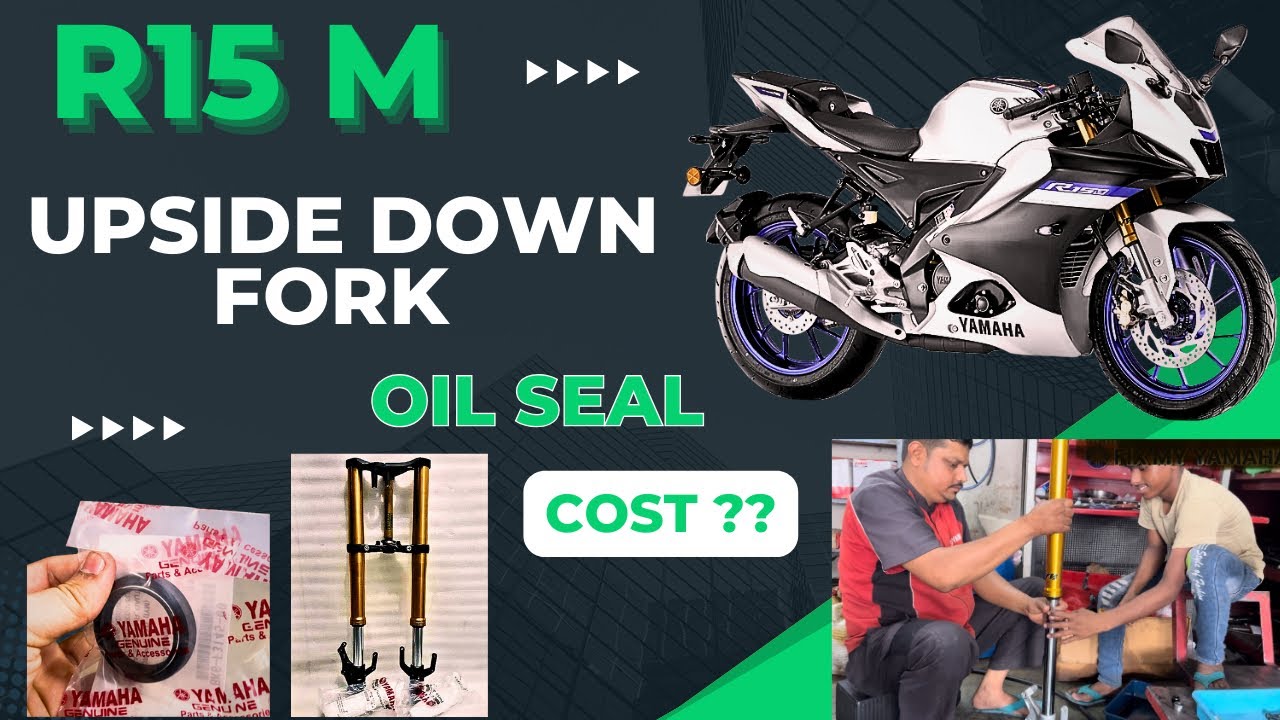 Yamaha R15 M Upside Down Fork Oil Seal Change || R15 V4 Fork Oil Seal Change ||#yamaha #service