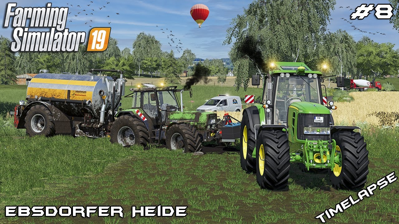Stuck in MUD - Deutz-Fahr AgroStar 6.71 🚜💨 | Ebsdorfer Heide | Farming Simulator 19 | Episode 8
