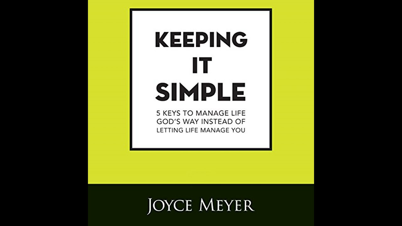Keeping It Simple Audiobook by Joyce Meyer