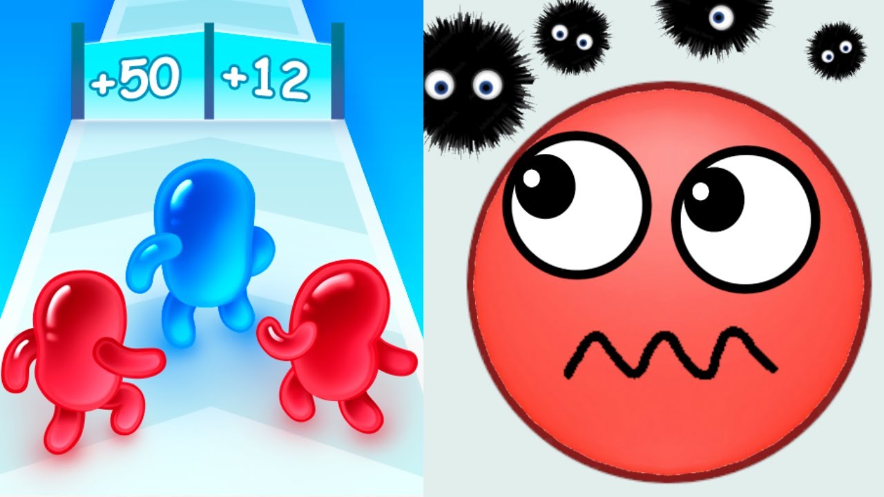 Blob Run VS Hide Ball - SpeedRun Gameplay Walkthrough (Android,iOS) NEW UPDATE Ep 1