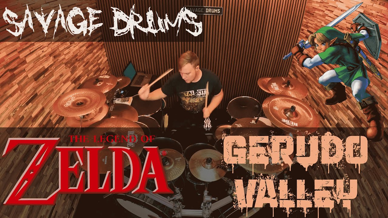 Gerudo Valley - The Legend of Zelda Ocarina Of Time - Drum Cover