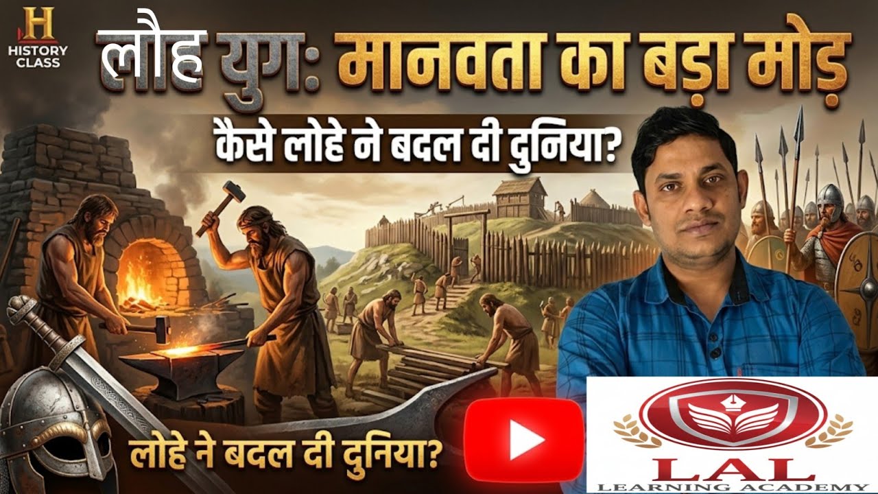 लौह युग (Iron Age) क्या है? | लौह युग की विशेषताएँ, समयकाल और महत्वपूर्ण तथ्य #Lal learning academy 