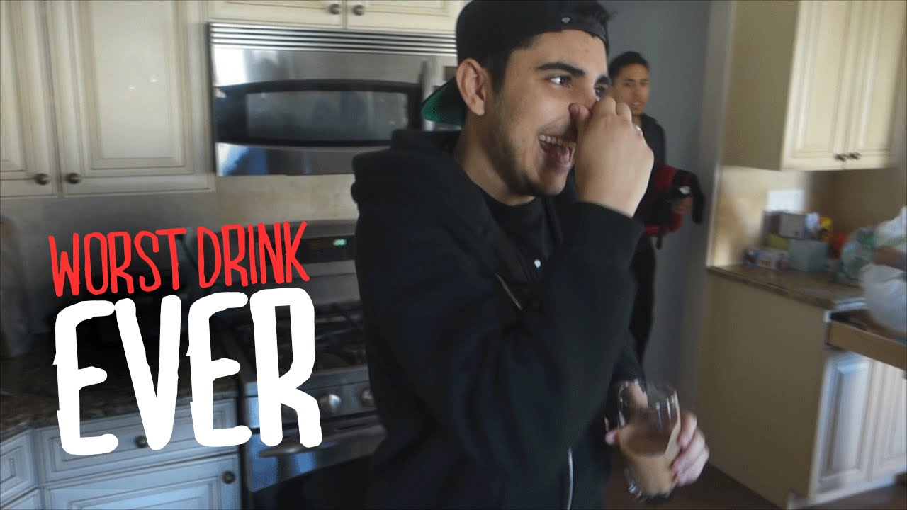 DISGUSTING DRINK CHALLENGE! (PUKES 5 TIMES)