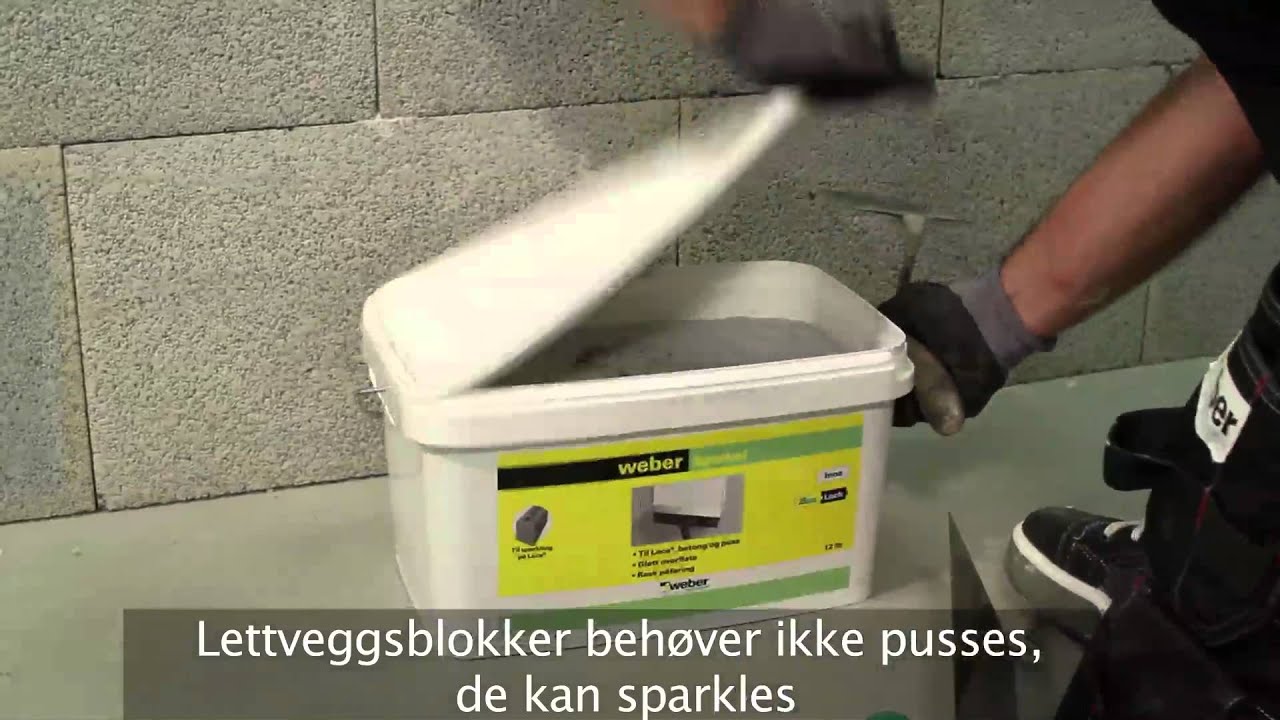 Leca Lettvegg med Stone Fix og rullesparkel ORIGINAL
