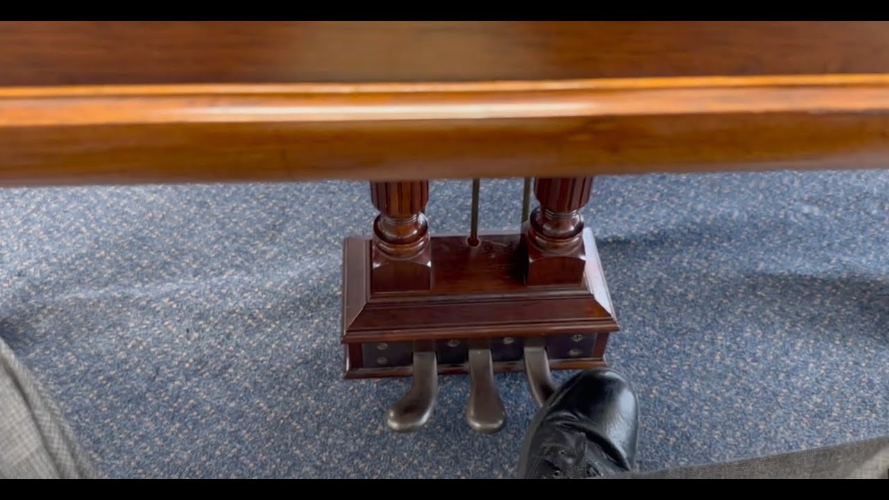 Weakening the pedal spring on a Steinway model A grand. Link to the video of this piano: click here: