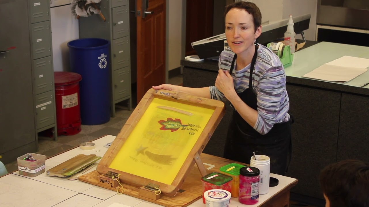 Screenprinting: MonotypeTransfer & Rainbow Roll