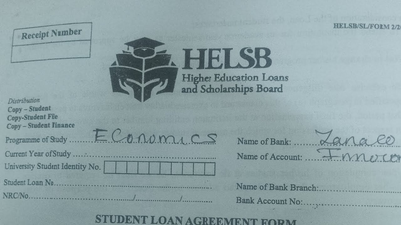 How to fill in the form for HELSB student during the screening process