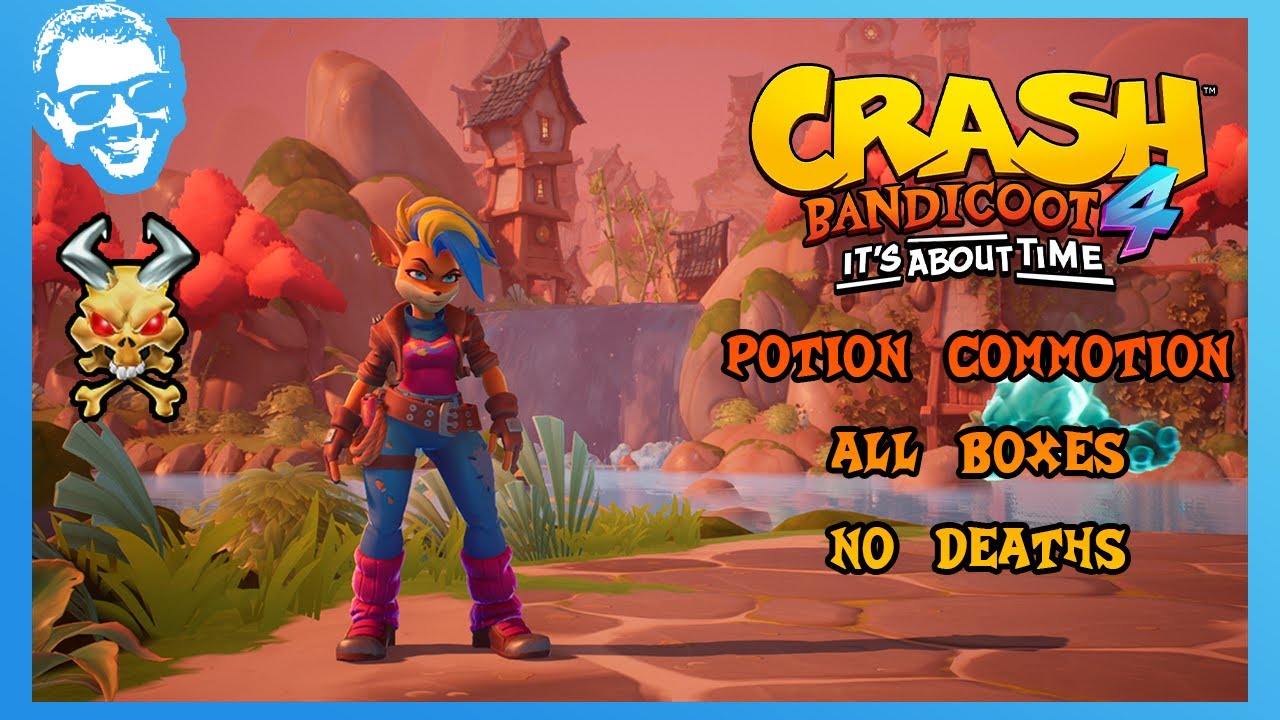 Potion Commotion — Полное прохождение — Без смертей — Все драгоценные камни — Crash Bandicoot 4: ...